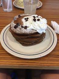 Belgian Dark Chocolate Mousse Pancakes Picture Of Ihop Brooklyn Tripadvisor