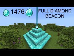 In the beacons settings it shows that you can put down 1 iron, gold, emerald, or 1 diamond. I Got A Full Diamond Beacon In Minecraft Campocraft S2 Ep6 Minecraft Bedrock Youtube
