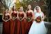 Fall Orange Bridesmaid Dresses