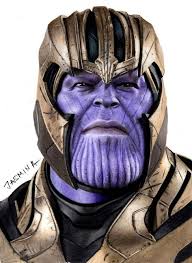 Colored Pencil Drawing Of Thanos By Jasminasusak On Deviantart Colored Pencil Drawing Marvel Drawings Marvel Coloring