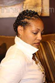 Twisted Cornrows 1 Of 3 Flat Twist Hairstyles Natural Hair Styles Natural Hair Twist Out
