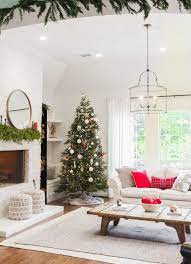 A Tasteful Hallmark Christmas Farmhouse Living Christmas Decorations Living Room Simple Christmas Decor Christmas Coffee Table Decor