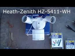A motion detector light is sensitive to power surges and blinks and sometimes will not work correctly following an electrical episode. Heath Zenith Dualbrite Motion Sensor Light Control 5797