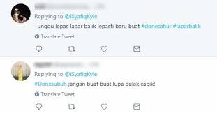 Bukan selalu nyanyi masuk tv kan? Donesahur Kena Taip Lepas Sahur Ke Imsak Buat Buat Tanya Status Twitter Syafiq Kyle Bikin Netizen Pecah Perut Lawak Habis Kisah Dunia