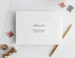 Address Label Template Romantic Calligraphy 4x2 Editable Pdf Address Label Template Addressing Wedding Invitations Wedding Address Labels