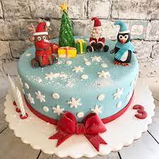 This christmas snow globe cake was made for a family dinner. Annie S Sweet Tales Christmas Birthday Cake Facebook