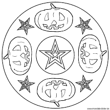 Weitere ideen zu kürbisgesichter vorlagen, kürbisgesichter, basteln halloween. Mandala Halloween Kurbis Gesicht Als Kinder Malvorlage