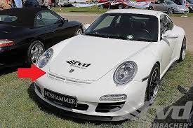 Porsche 997.1 / 997.2 carrera (incl s) / gt3: Front Bumper Upper Air Vent 997 1 997 2 Moshammer Tradition Rs Urban Turbo Rs