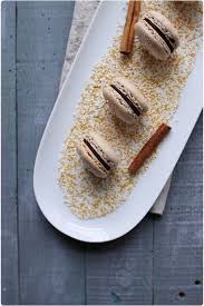 Macarons Chocolat Et Cannelle Chefnini Recette Macaron Chocolat Macaron Chocolat