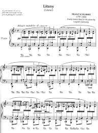 Compositions that are assigned this number include: Schubert Godowsky Litanei Litany