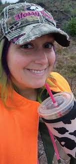 Enjoying coffee in nature