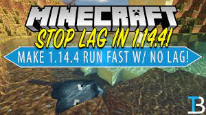 How To Make Minecraft 1 14 4 Run Fast With No Lag Youtube