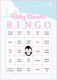 Check out these other fun baby shower games. Winter Baby Shower Game Download For Girl Baby Bingo Celebrate Life Crafts