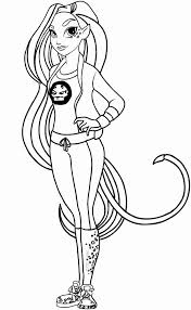Dc Superhero Girls Coloring Book Beautiful Cheetah Dc Superhero Girls Coloring Page Super Coloring Pages Superhero Coloring Superhero Coloring Pages