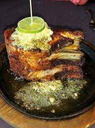 In a casserole dish place the chops and surround it with chunks of butter. The Famous Perry S Pork Chop Picture Of Perry S Steakhouse Grille San Antonio Tripadvisor