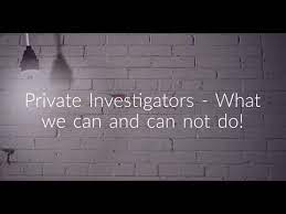 What private investigation services do you need? The Reality Of Hiring A Private Investigator In Canada Youtube