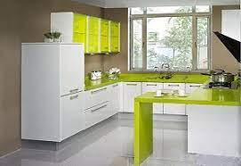 Bty spice rack cabinet shelf organizer, kitchen counter shelves spice racks 2 pack extendable & stackable counter top organizers shelves for kitchen, cabinet, table(brown) 4.6 out of 5 stars 48 $17.99 $ 17. China Light Green Kitchen Cabinet With Easy To Clean Table Top China Furniture Kitchen Furniture