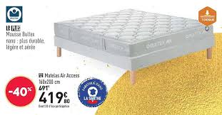 We did not find results for: Offre Matelas Air Access 160x200 Cm Bultex Chez Conforama