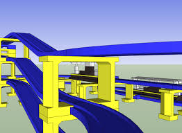 2008年クリスマス用プラレールレイアウト: SketchUpでプラレール