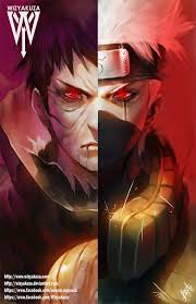 Obito Uchiha Kakashi Hatake Sharingan Split Naruto Impresion Digital De 11 X 17 Arte De Naruto Personajes De Naruto Imagenes De Naruto We know that kakashi and obito shares the same other dimension because of the same sharingan that the both use (not the same eye, but the eye of the same uchiha). pinterest