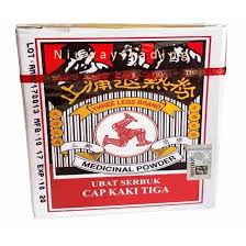 Ubat kurap (air) cap senapang tiga rm 3.00 lebih info>>>. Ubat Serbuk Cap Kaki Tiga 12 S