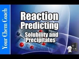 How To Use Solubility Rules To Predict Precipitate Reactions Chemistry Solubility Chemistry Classroom Chemistry Lessons