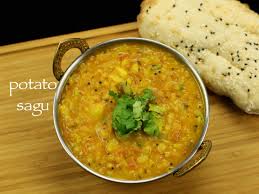 Potato Sagu Recipe Bombay Sagu For Poori Recipe Aloo Saagu Recipe Recipes Indian Food Recipes Vegetarian Dinner Meal Prep