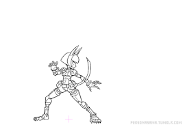 Personasama Robo Fortune S Beam Super Her Assembly Animation Is For The Lv 5 Version But The Laser Beam Is From Her Lv 3 Skullgirls Animation Good Poses