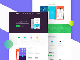Get inspiration from real mobile app landing page examples, curated by us to ensure the highest quality. Free Simple App Landing Page Templatediscover The World S Top Designers Creatives Free Psd Ui Download
