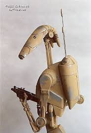 Carl Reinisch S Battle Droid Battle Droid Star Wars Poster Star Wars Clone Wars