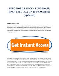 Helps better information related to all pubg mobile hacks or pubg cheats. Pubg Mobile Hack Pubg Mobile Hack Free Uc Bp 100 Working Updated By Pubgfreeuc Generator Issuu