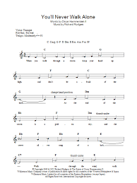 G7 c f c and you'll never walk, alone. You Ll Never Walk Alone Sheet Music To Download