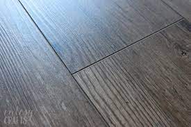 When not installed on a level surface, a luxury vinyl plank floor can shorten in length when it rides over high and low areas, and it can also lift on edges or ends where a substrate irregularity. My Vinyl Plank Floor Review Two Years Later Cutesy Crafts
