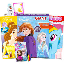 There are tons of great resources for free printable color pages online. Disney Mlp Coloring Book Super Set For Girls 3 Giant Coloring Books Featuring Disney Princess Frozen And My Little Pony Includes Disney Princess Stickers Buy Online In Saint Vincent And The