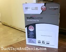 Trafficmaster a8011 ton gill slate day's end 2.5mm (0.100) / 36 sq. Why We Used Peel And Stick Tile On Our Powder Room Floors