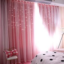 Americana fall decor halloween christmas easter spring decor shop all holiday kitchen outdoor clothing back to sale clothing; Manfiter Star Curtains Romance Double Deck Cloth Blackout Floor Standing Curtain Star Hollow Curtain Drape For Kids Girls Bedroom Living Room Decor 39 X 78 Inch Pink Walmart Com Walmart Com
