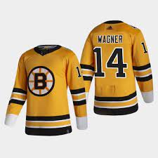 According to the boston bruins history page on the team's website, the founder adams held a contest to decide the name after earning the nhl club in november 1924. Boston Bruins Trikot Chris Wagner 14 2020 21 Reverse Retro Authentic Herren