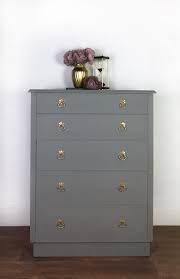 Large Grey And Gold Chest Of Drawers Gold Dresser Diy Gold Furniture Grey Chest Of Drawers