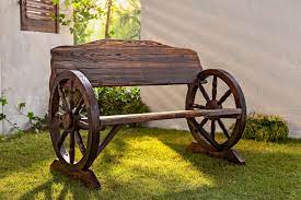 Suchen sie bank aus baumstamm bauen? Gartenbank Wagenrad Jetzt Bei Weltbild De Bestellen Wagenrad Gartenbank Garten