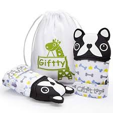 You can easily remove the french bulldog if you want to use it as a regular pacifier clip, too. Giftty Teething Mitten Baby Teether Mitten Teething Glove Pain Relief Teething Toy Prevent Scratches Cute French Bulldog Collection Unisex For 0 6 Months Baby 2 Mittens 1 Travel Bag Black Buy Online In China
