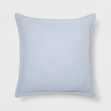 Washed Cotton Linen Square Throw Pillow Light Blue Target Light Blue Throw Pillows Light Blue Pillows Pillows