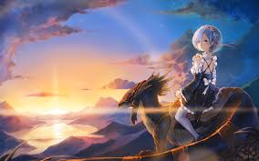 Download Wallpapers Re Zero Rem 4k Manga Dragon Art Besthqwallpapers Com Anime Re Zero Wallpaper Manga Art