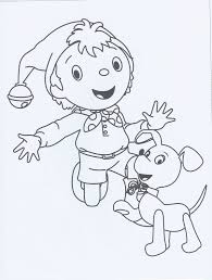 Depuis 2001, jecolorie.com propose des milliers de coloriages et dessins à imprimer gratuitement. Coloriage Oui Oui Et Son Chien Dessin Gratuit A Imprimer