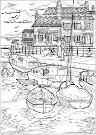 They have a lot of adult coloring pages for different niches some come in bundles for a good price like this one 24 animals adult coloring pages just my book is a travel coloring book featuring scenes from 29 countries, so it obviously is going to appeal to people who like to travel or dream of traveling. Color Scenery Pages
