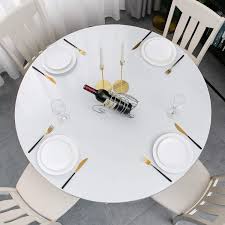 What are charger plates used for ? Buy Clear Vinyl Round Fitted Tablecloth Plastic Elastic Fitted Table Cover For Protecting Tables And Table Linen Round Tight Fits Table Up 40 44 Diameter Online In Indonesia B08qtlr7yc