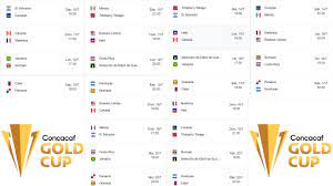 Las selecciones de trinidad y tobago, haití y guadalupe. Calendario Completo De La Copa Oro 2021 Youtube