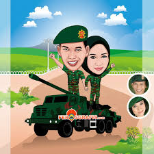 Gambar mewarnai profesi tentara mewarnai pinterest via pinterest.com. Karikatur Dengan Konsep Militer Feros Graphic Design Facebook