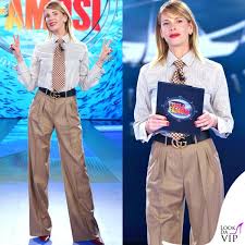 Alessia marcuzzi (born 11 november 1972) is an italian television host and actress. Alessia Marcuzzi Tie Outfits Women How To Wear