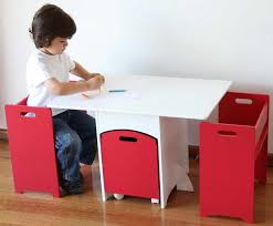 This piece of furniture is easy to assemble and the sturdy table and chairs are great for kids ages three to eight. Work Kids Table And Chairs With Color Pencils Kids Table And Chairs Kid Table Kids Chairs