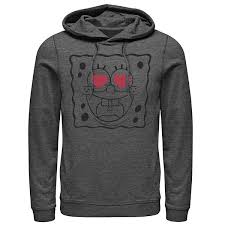 In the scene where jack m. Men S Nickelodeon Spongebob Squarepants Heart Eyes Line Art Hoodie